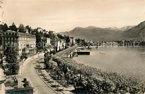 AK / Ansichtskarte Lugano_TI Riva A. Caccia Promenade Lugano_TI