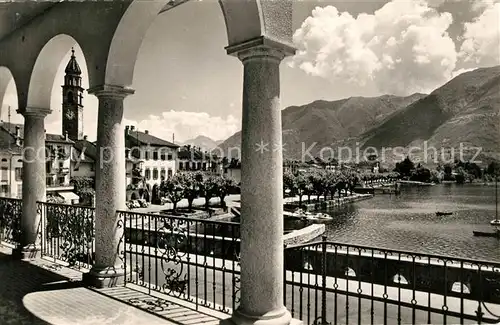 AK / Ansichtskarte Ascona_Lago_Maggiore Seepromenade Ascona_Lago_Maggiore