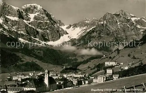 AK / Ansichtskarte Engelberg_OW Juchlipass Kloster Engelberg OW