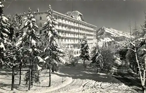 AK / Ansichtskarte Leysin Hotel Club Mediterranee Winteraufnahme Leysin