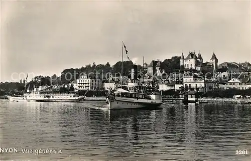 AK / Ansichtskarte Nyon_VD Vue generale Nyon_VD