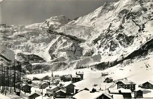 AK / Ansichtskarte Saas Fee Alphubel und Taeschhorn Saas Fee