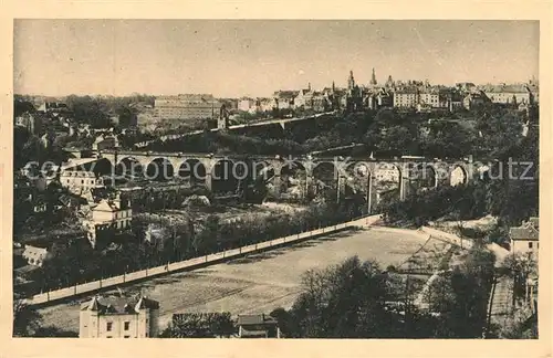 AK / Ansichtskarte Luxembourg Faubourg de Clausen et Ville Haute Luxembourg