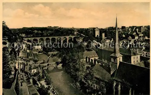 AK / Ansichtskarte Luxembourg Le Plateau du Rham et Grund Luxembourg