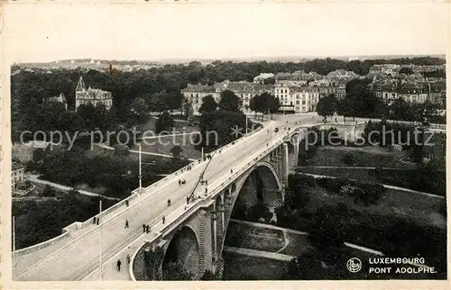 AK / Ansichtskarte Luxembourg Pont Adolphe Luxembourg