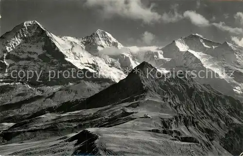 AK / Ansichtskarte Grindelwald Hotel Maennlichen mit Eiger Moench Jungfrau Grindelwald