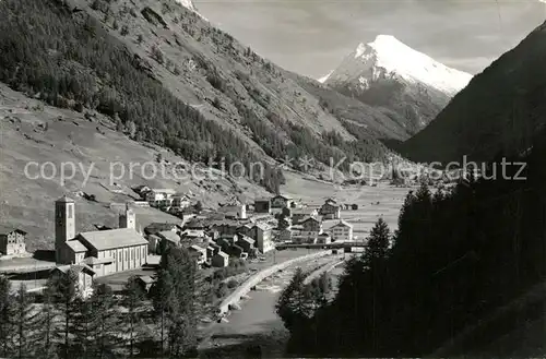 AK / Ansichtskarte Saas_Grund Stellihorn Saas_Grund