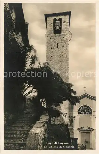 AK / Ansichtskarte Gandria_Lago_di_Lugano La Chiesa di Gandria Gandria_Lago_di_Lugano