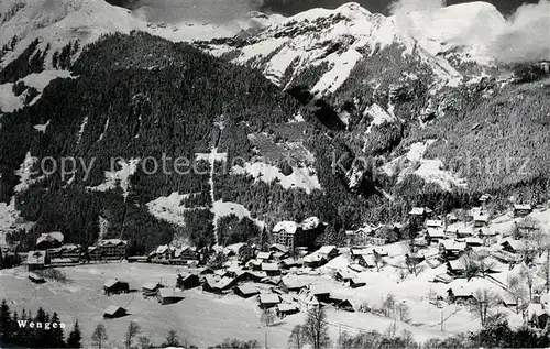 AK / Ansichtskarte Wengen_BE Panorama Wengen_BE