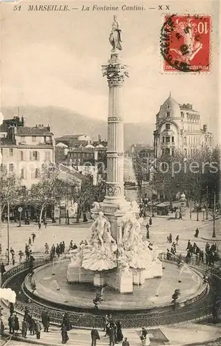 AK / Ansichtskarte Marseille_Bouches du Rhone La Fontaine Cantini Marseille