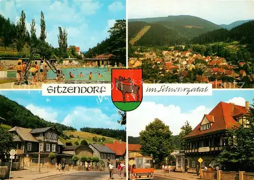 AK / Ansichtskarte Sitzendorf_Thueringen Erholungsheim Max Kirchner Hotel Zur Linde Sitzendorf Thueringen