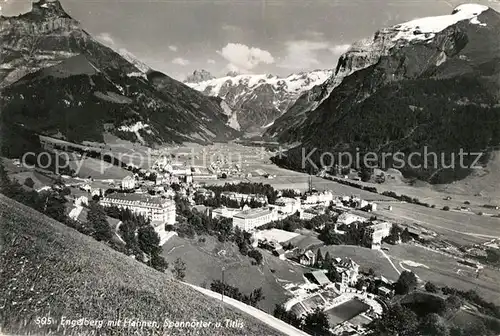 AK / Ansichtskarte Engelberg_OW Hahnen Spannoerter Titlis Engelberg OW