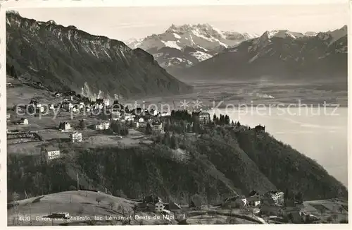 AK / Ansichtskarte Glion Lac Leman Dents du Midi Glion