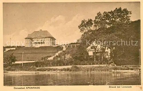 AK / Ansichtskarte Apenrade_Aabenraa Strand bei Lensnack Apenrade Aabenraa