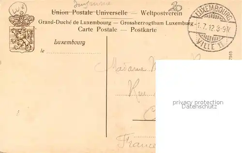 AK / Ansichtskarte Luxembourg Blick auf Rham Spanische Tuerme Luxembourg