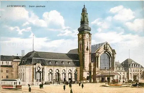 AK / Ansichtskarte Luxembourg Gare centrale Luxembourg