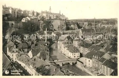 AK / Ansichtskarte Luxembourg Panorama Luxembourg