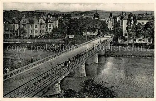 AK / Ansichtskarte Falkenau_Eger_Sokolov Egerbruecke Falkenau_Eger_Sokolov