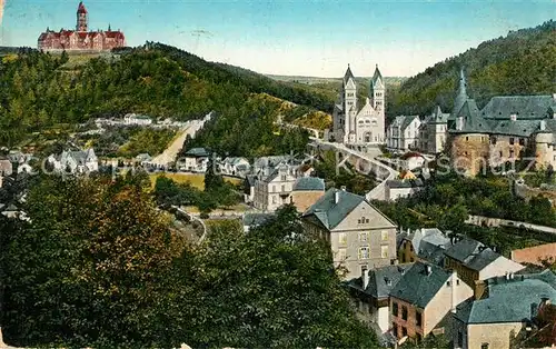 AK / Ansichtskarte Clervaux Vue generale Abbey Clervaux