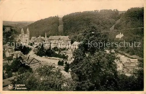 AK / Ansichtskarte Clervaux Panorama Abbaye Clervaux