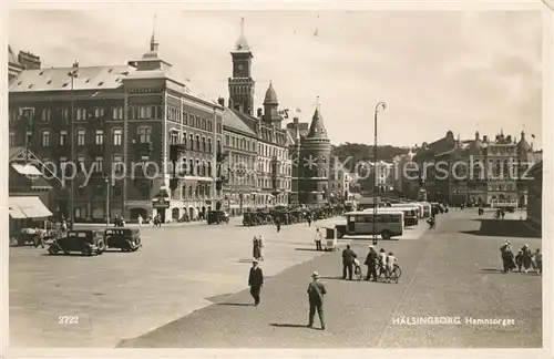 AK / Ansichtskarte Haelsingborg Hamntorget Haelsingborg