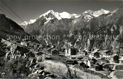 AK / Ansichtskarte Graechen_VS Weisshorn Bishorn Barrhorn Graechen_VS