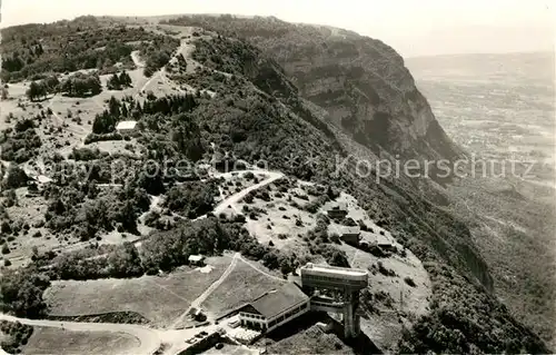 AK / Ansichtskarte Mont_Saleve Vue aerienne Gare superieure et Restaurant du Teleferique Mont_Saleve