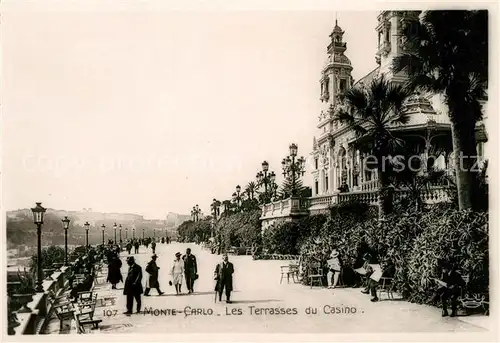 AK / Ansichtskarte Monte Carlo Les Terrasses du Casino Monte Carlo