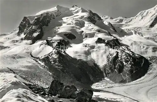 AK / Ansichtskarte Monte_Rosa Gornergrat Kulm Monte_Rosa