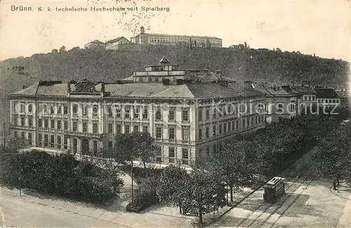 AK / Ansichtskarte Bruenn_Brno Technische Hochschule Spielberg Bruenn_Brno