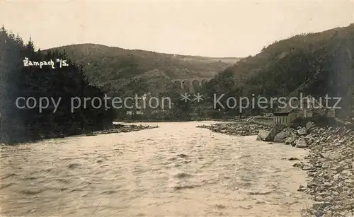 AK / Ansichtskarte Zampach Flusspartie Zampach