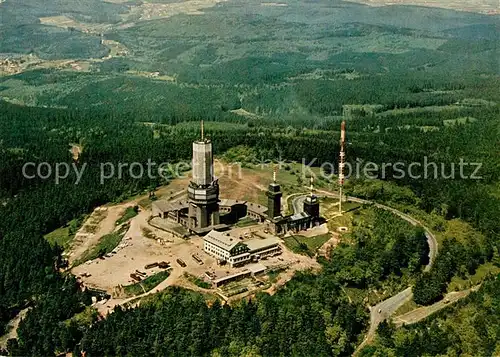 AK / Ansichtskarte Grosser_Feldberg_Taunus Fliegeraufnahme Fernseh Fernmelde UKW Sender Grosser_Feldberg_Taunus