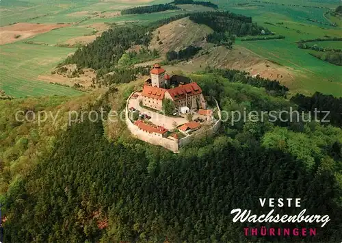 AK / Ansichtskarte Wachsenburg Fliegeraufnahme Veste Wachsenburg