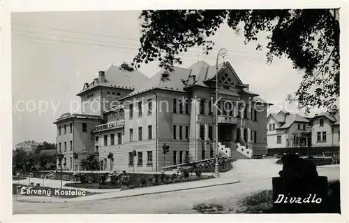 AK / Ansichtskarte Kostelec_nad_Labem Divadlo Villa Kostelec_nad_Labem