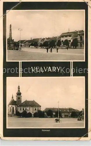 AK / Ansichtskarte Velvary Kirche Denkmal Velvary