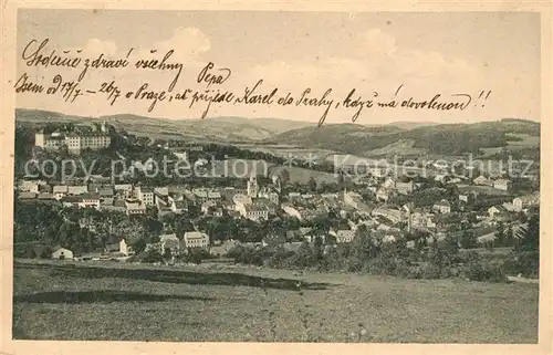 AK / Ansichtskarte Winterberg_Tschechien Panorama Winterberg Tschechien