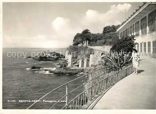 AK / Ansichtskarte Nervi Passeggiata a mare Nervi