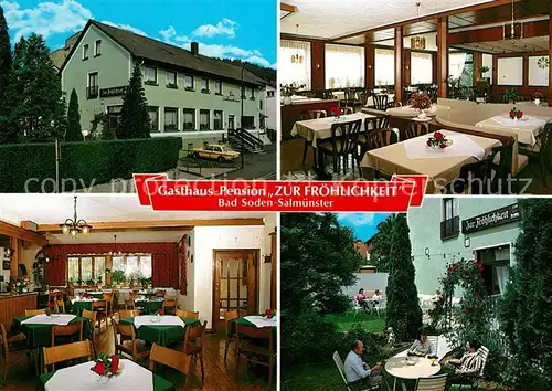 AK / Ansichtskarte Bad_Soden Salmuenster Gasthaus Zur Froehlichkeit Bad_Soden Salmuenster