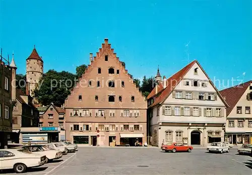 AK / Ansichtskarte Biberach_Riss Marktplatz Biberach Riss