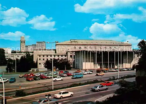 AK / Ansichtskarte Muelheim_Ruhr Stadthalle und City Muelheim Ruhr