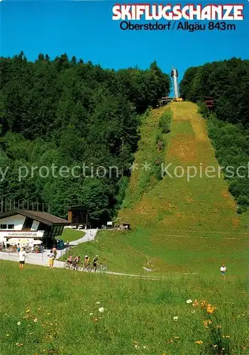 AK / Ansichtskarte Oberstdorf Heini Klopfer Skiflugschanze Oberstdorf