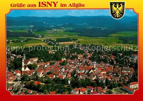 AK / Ansichtskarte Isny_Allgaeu Fliegeraufnahme Isny Allgaeu