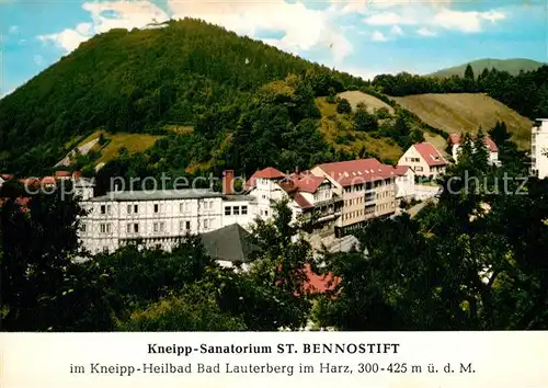 AK / Ansichtskarte Bad_Lauterberg Kneipp Sanatorium St Bennostift Bad_Lauterberg