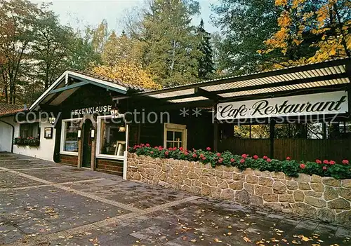 AK / Ansichtskarte Bad_Harzburg Cafe Restaurant Hexenklause am Kurpark Bad_Harzburg