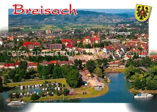 AK / Ansichtskarte Breisach_Rhein Fliegeraufnahme Breisach Rhein