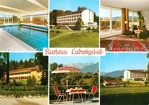 AK / Ansichtskarte Murnau_Staffelsee Kurhaus Ludwigsbad Murnau_Staffelsee