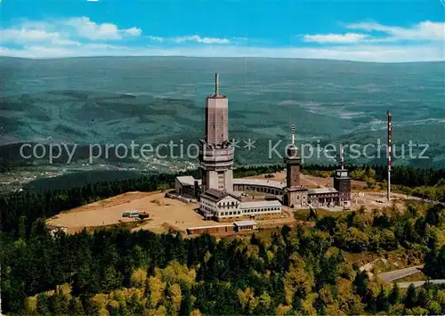 AK / Ansichtskarte Grosser_Feldberg_Taunus Fliegeraufnahme Fernseh UKW Fernmeldeturm Grosser_Feldberg_Taunus