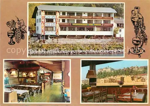 AK / Ansichtskarte Ach_Salzach Weinrestaurant Pension Goerg Ach_Salzach