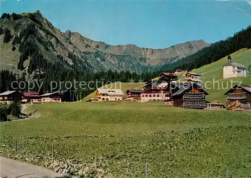 AK / Ansichtskarte Baad_Mittelberg_Kleinwalsertal Panorama Unspitze Baad_Mittelberg