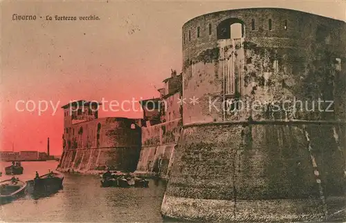 AK / Ansichtskarte Livorno Fortezza vecchia Festung Livorno